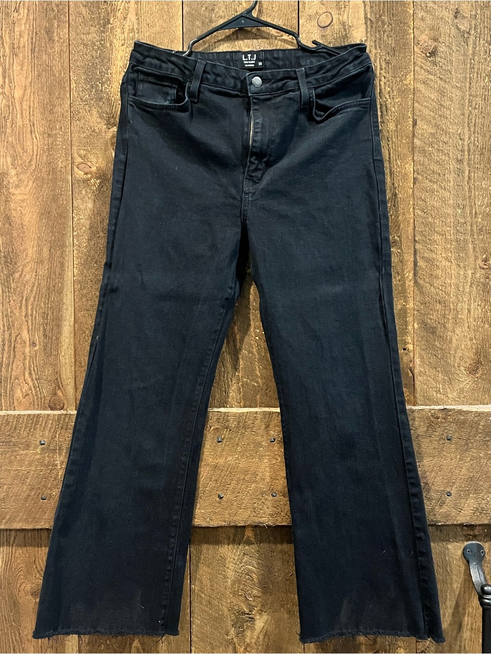 L.J. Black Wide-Leg Jeans for Women